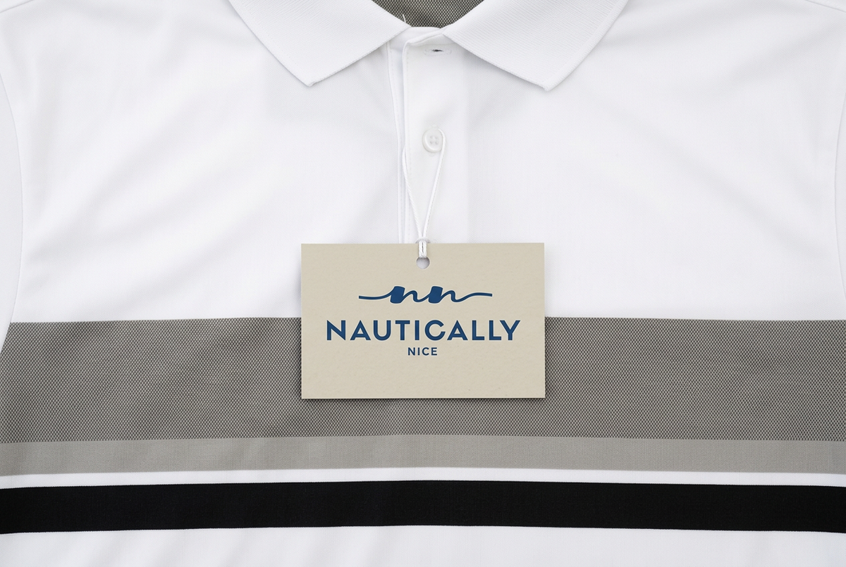 Revised polo edit using the original crop, with Nautically Nice hang tag and white cord